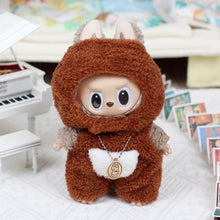 Load image into Gallery viewer, For 17cm Labubu Clothes Pendant Doll Outfit Clothes Monster Tail Heart Labubu Change To Zimomo Angel Cute Doll Clothes Toy Gift
