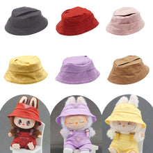 Load image into Gallery viewer, Doll Hat for Dollhouse Miniature 17cm Labubu Color Match Hat Kawaii Cute Doll Accessories Kids Girls Toys

