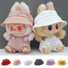 Load image into Gallery viewer, Doll Hat for Dollhouse Miniature 17cm Labubu Color Match Hat Kawaii Cute Doll Accessories Kids Girls Toys
