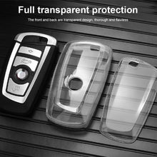 Load image into Gallery viewer, TPU Soft Car Transparent Key Case Remote Control Protect Cover Auto Accessories For BMW X3 X4 G02 G05 X5 G07 X7 G30 G12 G11 G32 G31 5 7 Series I8 I12 I15 G01
