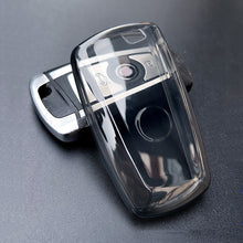 Load image into Gallery viewer, TPU Soft Car Transparent Key Case Remote Control Protect Cover Auto Accessories For BMW X3 X4 G02 G05 X5 G07 X7 G30 G12 G11 G32 G31 5 7 Series I8 I12 I15 G01
