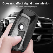 Load image into Gallery viewer, TPU Soft Car Transparent Key Case Remote Control Protect Cover Auto Accessories For BMW X3 X4 G02 G05 X5 G07 X7 G30 G12 G11 G32 G31 5 7 Series I8 I12 I15 G01
