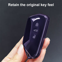 Load image into Gallery viewer, TPU Soft Car Transparent Key Case Remote Control Protect Cover Auto Accessories For VW Volkswagen Golf 8 ID.3 ID.4 Skoda Octavia A8 MK4 MK8 GTI R
