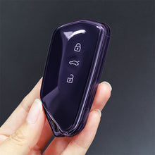 Load image into Gallery viewer, TPU Soft Car Transparent Key Case Remote Control Protect Cover Auto Accessories For VW Volkswagen Golf 8 ID.3 ID.4 Skoda Octavia A8 MK4 MK8 GTI R
