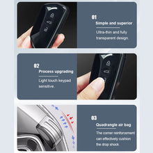 Load image into Gallery viewer, TPU Soft Car Transparent Key Case Remote Control Protect Cover Auto Accessories For VW Volkswagen Golf 8 ID.3 ID.4 Skoda Octavia A8 MK4 MK8 GTI R
