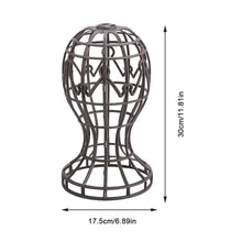 Load image into Gallery viewer, Detachable Wig Head Cover Simple Bracket Plastic Elastic Hair Cover Display Support Placement Rack
