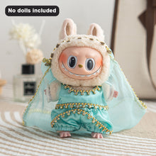 Load image into Gallery viewer, For Labubu 17cm Doll Clothes Fashion Doll Pendant Blind Box Macaron Labubu Time To Chill Doll Clothes
