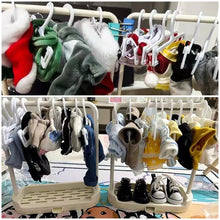 Load image into Gallery viewer, 10pcs Cotton Doll Special Hanger 15/20cm Baby Clothes Display Stand BJD Doll Baby Clothes Hanger Clothes Support
