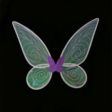 Load image into Gallery viewer, Children's Festival Party Performance Prop Colorful Butterfly Wings Angel Elf Wings Set Girl Holiday Photography Daily Photo Props

