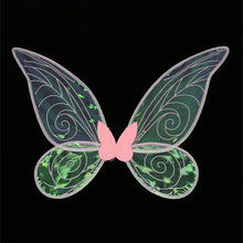 Load image into Gallery viewer, Children's Festival Party Performance Prop Colorful Butterfly Wings Angel Elf Wings Set Girl Holiday Photography Daily Photo Props
