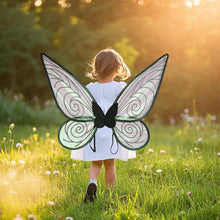 Load image into Gallery viewer, Children's Festival Party Performance Prop Colorful Butterfly Wings Angel Elf Wings Set Girl Holiday Photography Daily Photo Props
