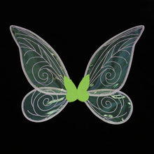 Load image into Gallery viewer, Children's Festival Party Performance Prop Colorful Butterfly Wings Angel Elf Wings Set Girl Holiday Photography Daily Photo Props
