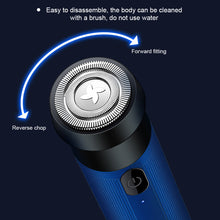 Load image into Gallery viewer, Bass High-Speed Men's Mini Portable Electric Shaver Rechargeable Shaver Electronic Beard Shaver Business Travel Shaver
