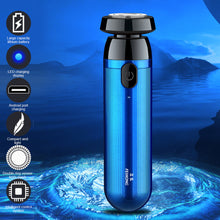 Load image into Gallery viewer, Bass High-Speed Men's Mini Portable Electric Shaver Rechargeable Shaver Electronic Beard Shaver Business Travel Shaver
