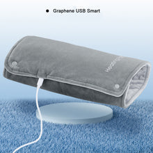 Load image into Gallery viewer, Graphene Quick Heating Warming Pad with Adjustable Temperature and Timing USB Power Supply Office Home Warming Handbags

