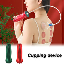 Load image into Gallery viewer, Electric Cupping Machine Multifunctional Vacuum Cupping Scraping Device Household Set Rechargeable Meridian Massager
