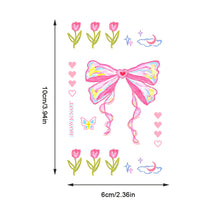 Load image into Gallery viewer, Single Colored Butterfly Tattoo Sticker Waterproof Durable Simulation Dopamine Girl Ins Simple Cute Washable Tattoo Sticker
