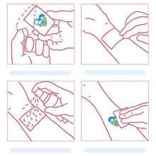 Load image into Gallery viewer, Single Colored Butterfly Tattoo Sticker Waterproof Durable Simulation Dopamine Girl Ins Simple Cute Washable Tattoo Sticker
