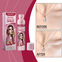 Load image into Gallery viewer, 100ml Body Glitter Highlighter Shiny Glitter Spray Body Spray Womens Face Glitter Quick-Dry Waterproof Fairy Body Shimmery Spray
