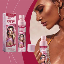 Load image into Gallery viewer, 100ml Body Glitter Highlighter Shiny Glitter Spray Body Spray Womens Face Glitter Quick-Dry Waterproof Fairy Body Shimmery Spray
