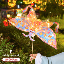 Load image into Gallery viewer, New Year Gift Kids DIY Glowing Butterfly Wings Set with Light Girls Butterfly Dress Party Costume Children Fairy Props Christmas
