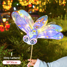 Load image into Gallery viewer, New Year Gift Kids DIY Glowing Butterfly Wings Set with Light Girls Butterfly Dress Party Costume Children Fairy Props Christmas
