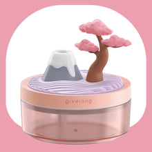 Load image into Gallery viewer, 300ml Cactus Coconut Tree Bathtub Aromatherapy Machine Oil Diffuser Colorful Light Auto Shut Off for Home Office
