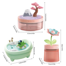 Load image into Gallery viewer, 300ml Cactus Coconut Tree Bathtub Aromatherapy Machine Oil Diffuser Colorful Light Auto Shut Off for Home Office
