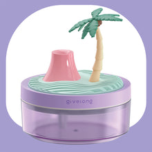 Load image into Gallery viewer, 300ml Cactus Coconut Tree Bathtub Aromatherapy Machine Oil Diffuser Colorful Light Auto Shut Off for Home Office
