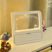 Load image into Gallery viewer, LED Desk Lamp Acrylic Notepad Home Tips Message Board Table Desk Lamp Student Bedroom Reading Lamp Room Lighting
