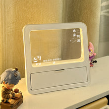 Load image into Gallery viewer, LED Desk Lamp Acrylic Notepad Home Tips Message Board Table Desk Lamp Student Bedroom Reading Lamp Room Lighting
