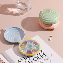 Load image into Gallery viewer, Plastic Portable Medicine Box Moistureproof Dustproof Sealed Divided Pill Box Large Capacity Medicine Jewelry Storage Box
