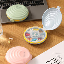 Load image into Gallery viewer, Plastic Portable Medicine Box Moistureproof Dustproof Sealed Divided Pill Box Large Capacity Medicine Jewelry Storage Box
