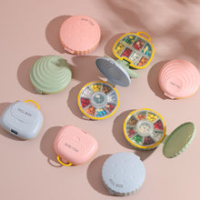 Load image into Gallery viewer, Plastic Portable Medicine Box Moistureproof Dustproof Sealed Divided Pill Box Large Capacity Medicine Jewelry Storage Box
