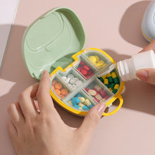 Load image into Gallery viewer, Plastic Portable Medicine Box Moistureproof Dustproof Sealed Divided Pill Box Large Capacity Medicine Jewelry Storage Box

