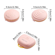 Load image into Gallery viewer, Plastic Portable Medicine Box Moistureproof Dustproof Sealed Divided Pill Box Large Capacity Medicine Jewelry Storage Box
