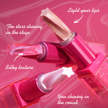 Load image into Gallery viewer, 4 Colors Spiral Star Sparkling Lipstick Long-lasting Moisturizing Non-sticky Glitter Marble Lipstick Lip Makeup Cosmetics
