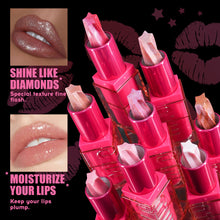 Load image into Gallery viewer, 4 Colors Spiral Star Sparkling Lipstick Long-lasting Moisturizing Non-sticky Glitter Marble Lipstick Lip Makeup Cosmetics
