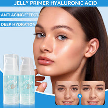 Load image into Gallery viewer, 4 Colors Jelly Pre-makeup Primer Gel Moisturizing Brightening Even Skin Tone Invisible Pores Non-greasy Facial Priming Gel
