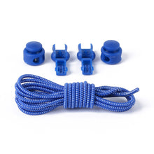 Load image into Gallery viewer, Colorful Elastic Band Round Spring Buckle Shoelaces Easy Convenient No-tie Shoelaces Casual Sports Shoes Shoelaces for Adult Children
