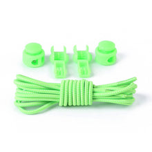 Load image into Gallery viewer, Colorful Elastic Band Round Spring Buckle Shoelaces Easy Convenient No-tie Shoelaces Casual Sports Shoes Shoelaces for Adult Children
