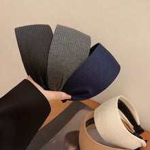 Load image into Gallery viewer, Vintage Knitted Wide Edge Hair Band Fashionable Temperamental Hair Hoop Headband Headwear Hair Accessories for Women
