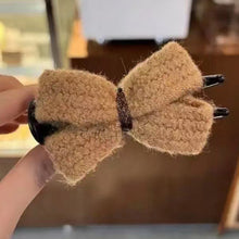 Load image into Gallery viewer, Simple Fabric Bowknot Hair Clip Sweet Temperamental Updo Hairpin Hair Claw Clip Headwear Hair Clip Hair Accessory for Women
