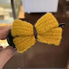 Load image into Gallery viewer, Simple Fabric Bowknot Hair Clip Sweet Temperamental Updo Hairpin Hair Claw Clip Headwear Hair Clip Hair Accessory for Women

