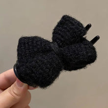 Load image into Gallery viewer, Simple Fabric Bowknot Hair Clip Sweet Temperamental Updo Hairpin Hair Claw Clip Headwear Hair Clip Hair Accessory for Women
