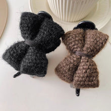 Load image into Gallery viewer, Simple Fabric Bowknot Hair Clip Sweet Temperamental Updo Hairpin Hair Claw Clip Headwear Hair Clip Hair Accessory for Women
