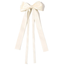 Load image into Gallery viewer, Multicoloured Double Ribbon Bowknot Hair Clip Simple Temperamental Ponytail Hairpin Headwear Hair Accessories for Women
