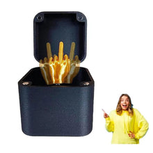 Load image into Gallery viewer, Middle Finger InBox Creative Funny Decorative Crafts 3D Printing Middle Finger Christmas Gift Boxs Family Game Gift Funny Toy
