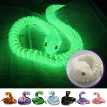 Load image into Gallery viewer, 30/45cm 3D Printed Snake Decoration 3D Printed Animals Desk Accessories Room Decor Office Table Funny Snake Year Ornament
