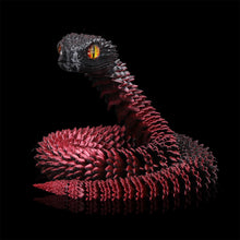 Load image into Gallery viewer, 30/45cm 3D Printed Snake Decoration 3D Printed Animals Desk Accessories Room Decor Office Table Funny Snake Year Ornament
